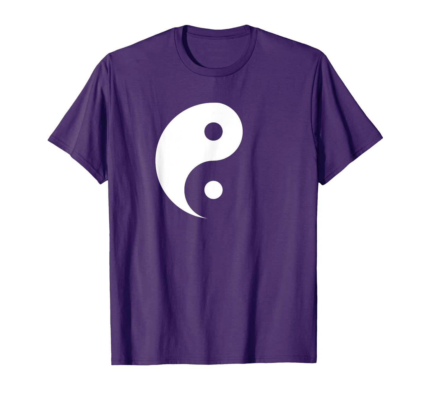 Miftees Yin Yang T-Shirt - Black - Small - Unisex - Short Sleeve - Classic Fit - Imported