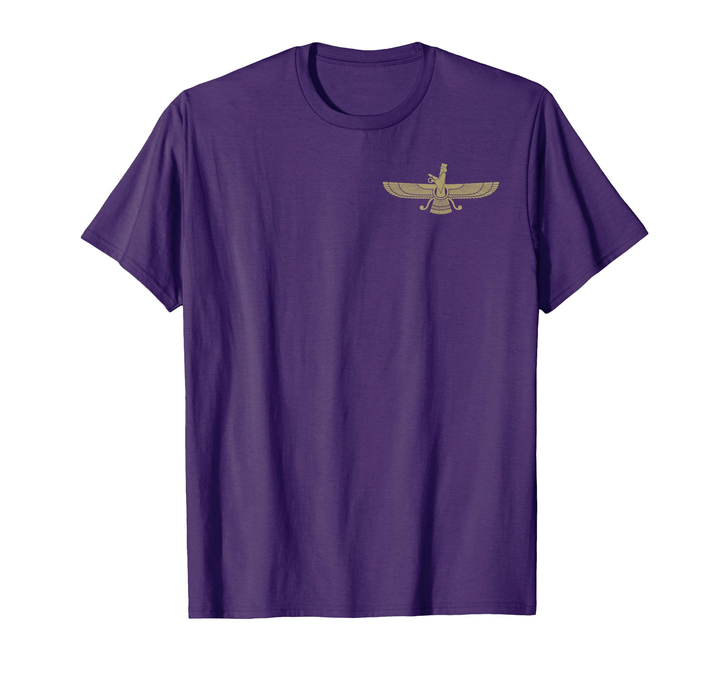 Faravahar Zoroastrianism Persian Discreet Symbol T-Shirt