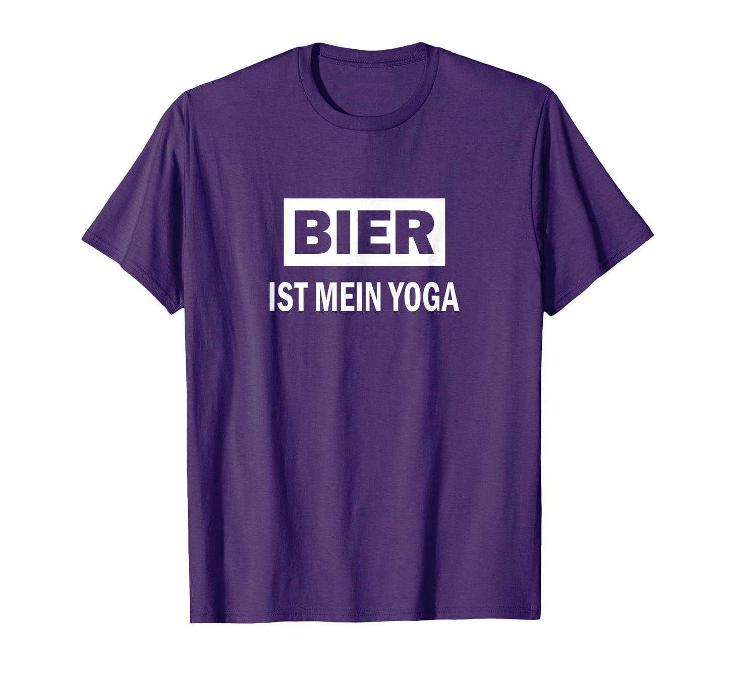 Bier ist mein Yoga Saying Beer T-Shirt T-Shirt