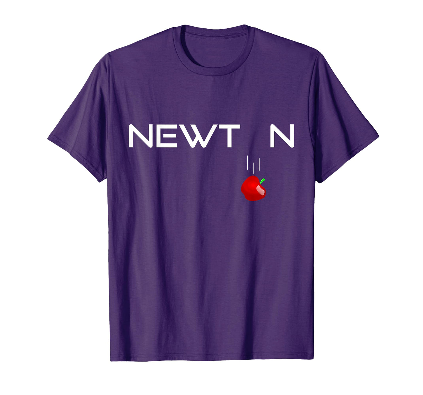 Isaac Newton, Physicist, Mathematician, Gravity Apple Art T-Shirt