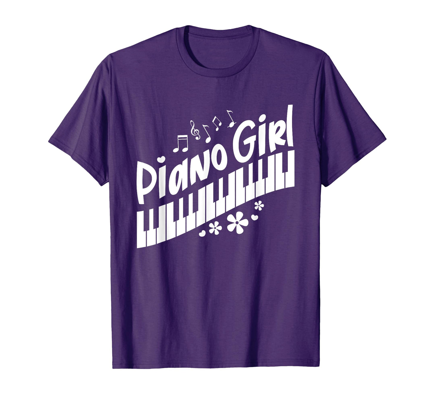 Piano Girl Funny Pianist Music Keyboardist Musician Outfit T-Shirt