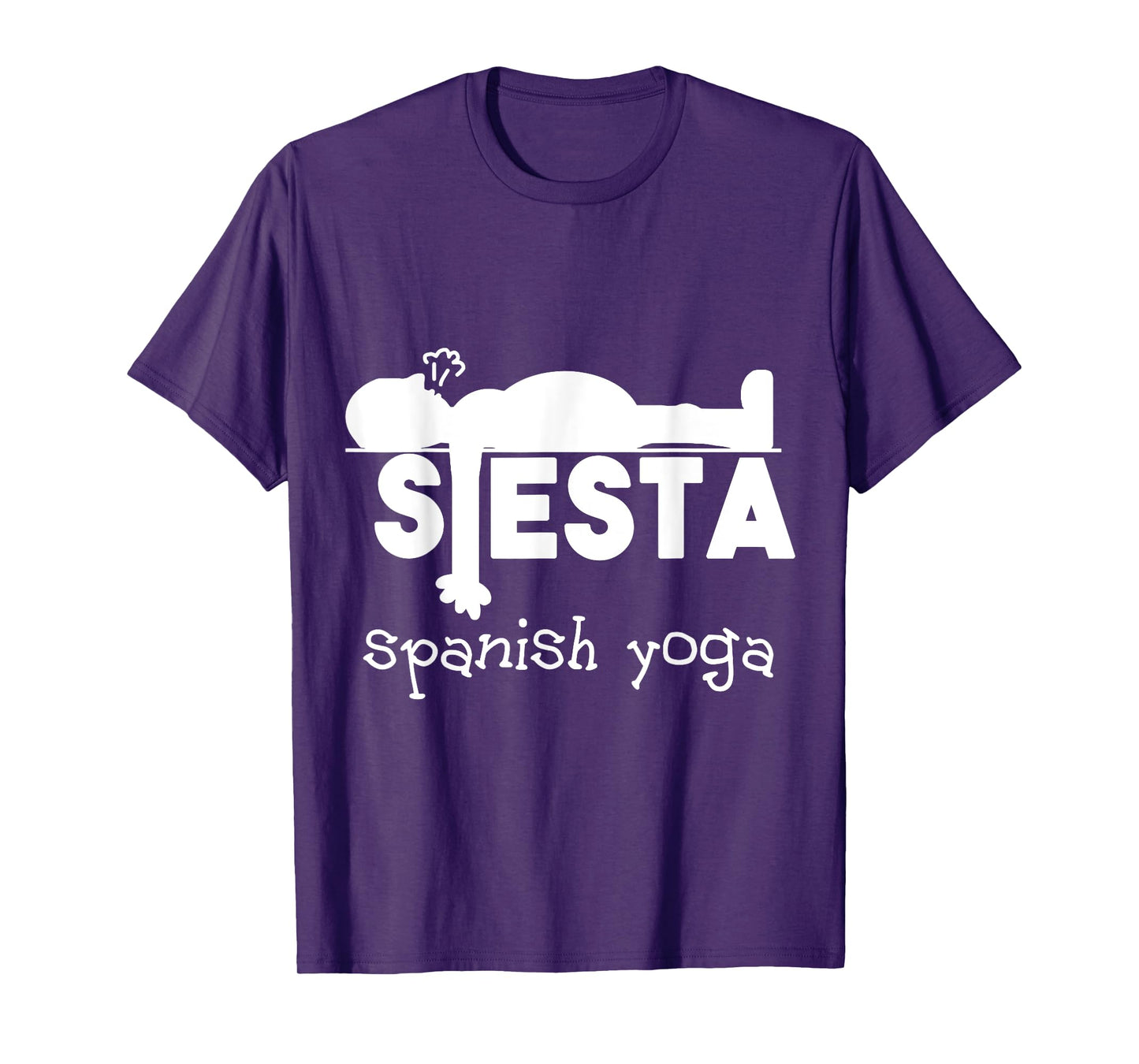 Yoga Gift & Funny Sleeping Fun Spanish Siesta T-Shirt