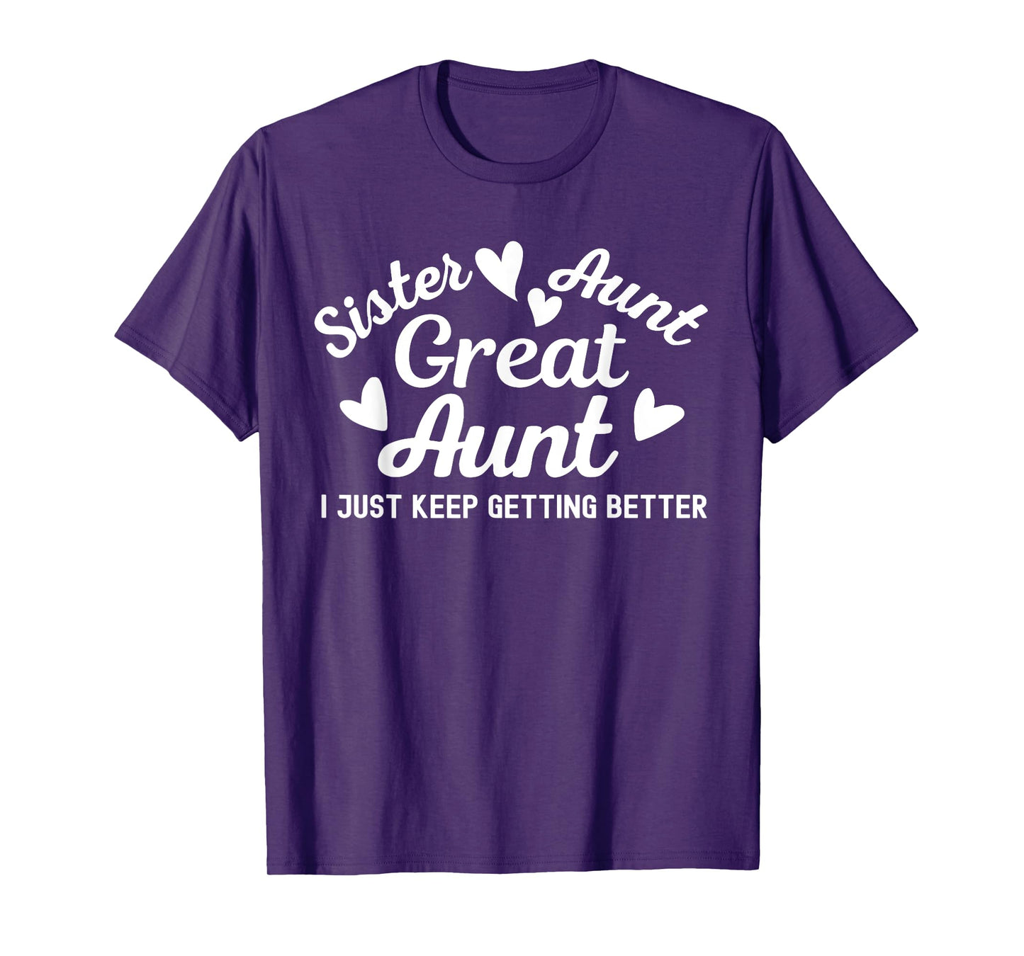 Funny Gifts for Aunt: Grandkids Sister Great Aunt T-Shirt