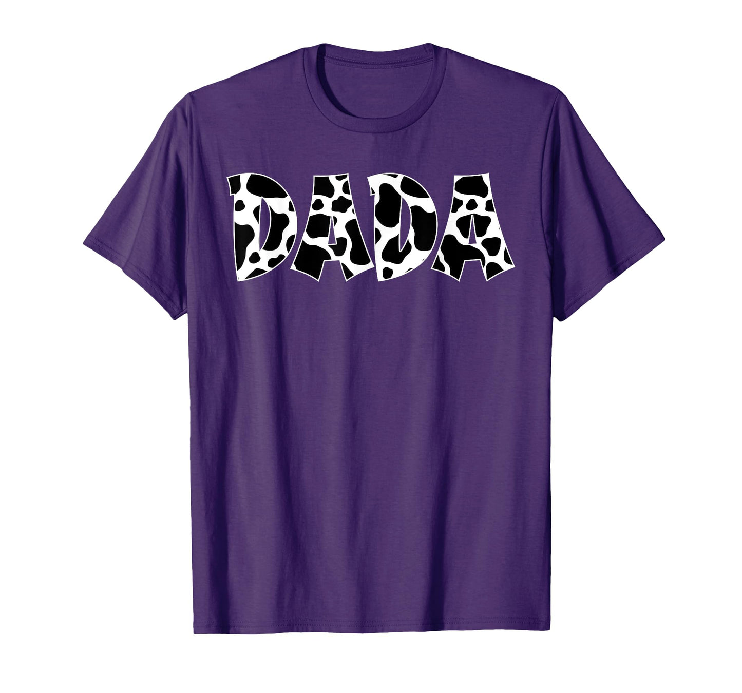 Dada Cow Print Cow Pattern Cow Dad Father's Day Daddy Cow T-Shirt