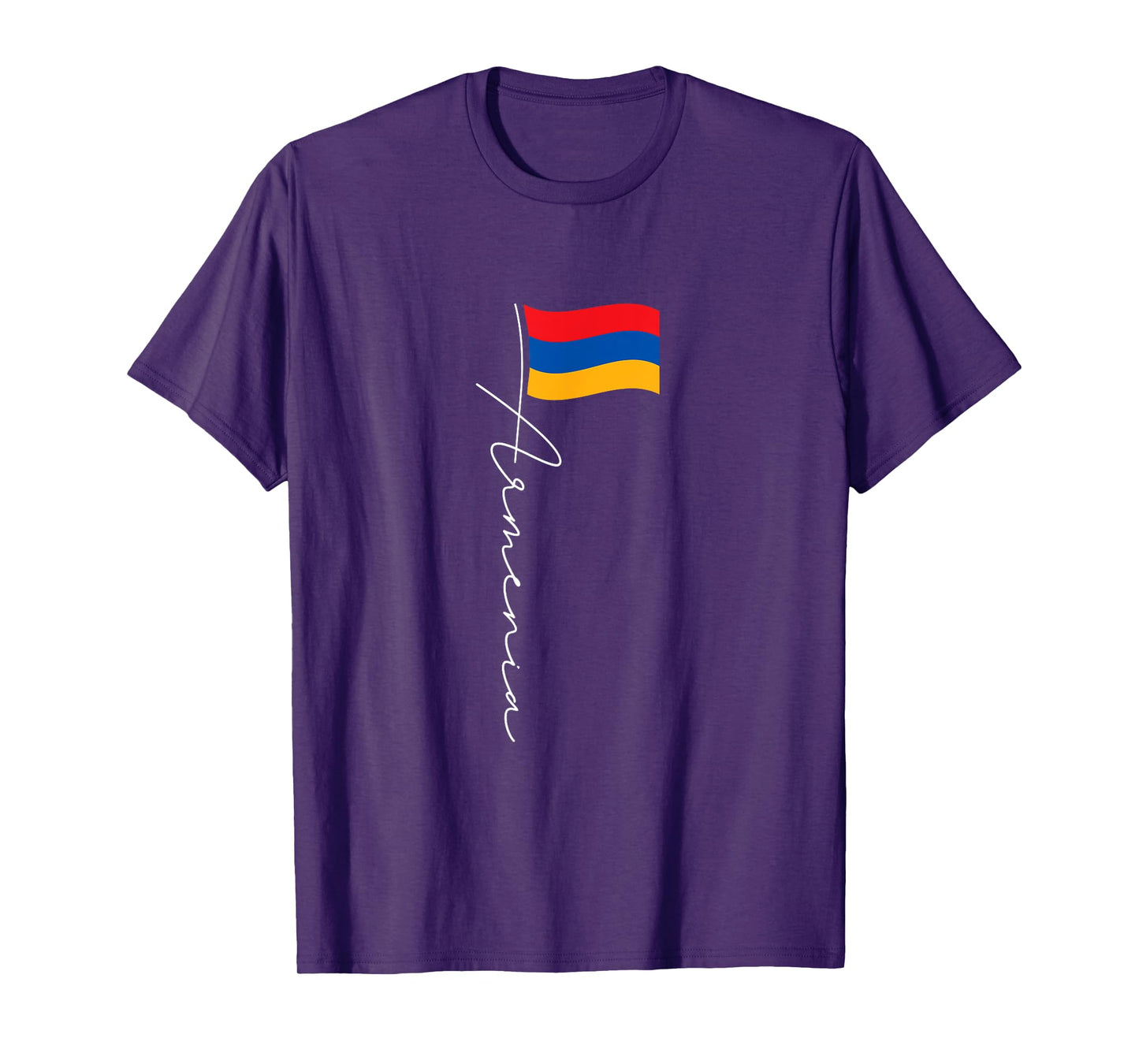 Armenia Signature Flag Pole - Patriotic Armenian Flag T-Shirt