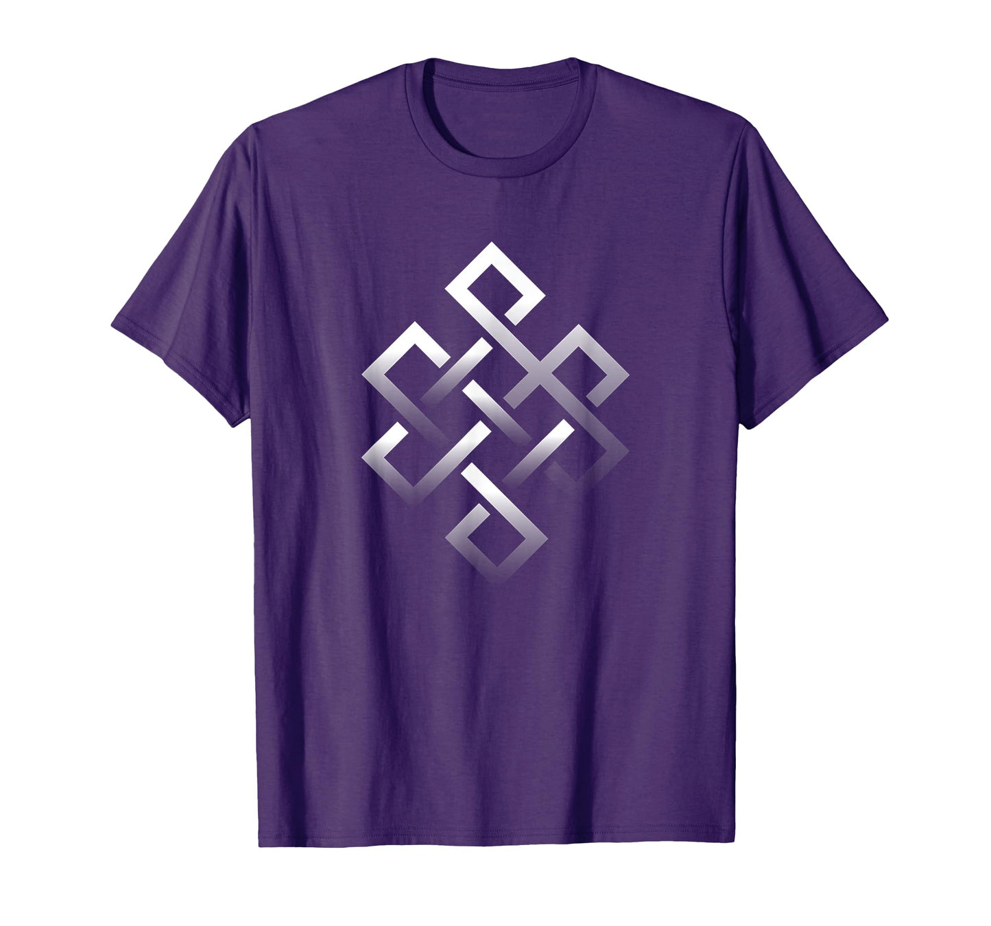 Eternal Knot Yoga Buddhist Yogi Wellness Meditate Gift T-Shirt