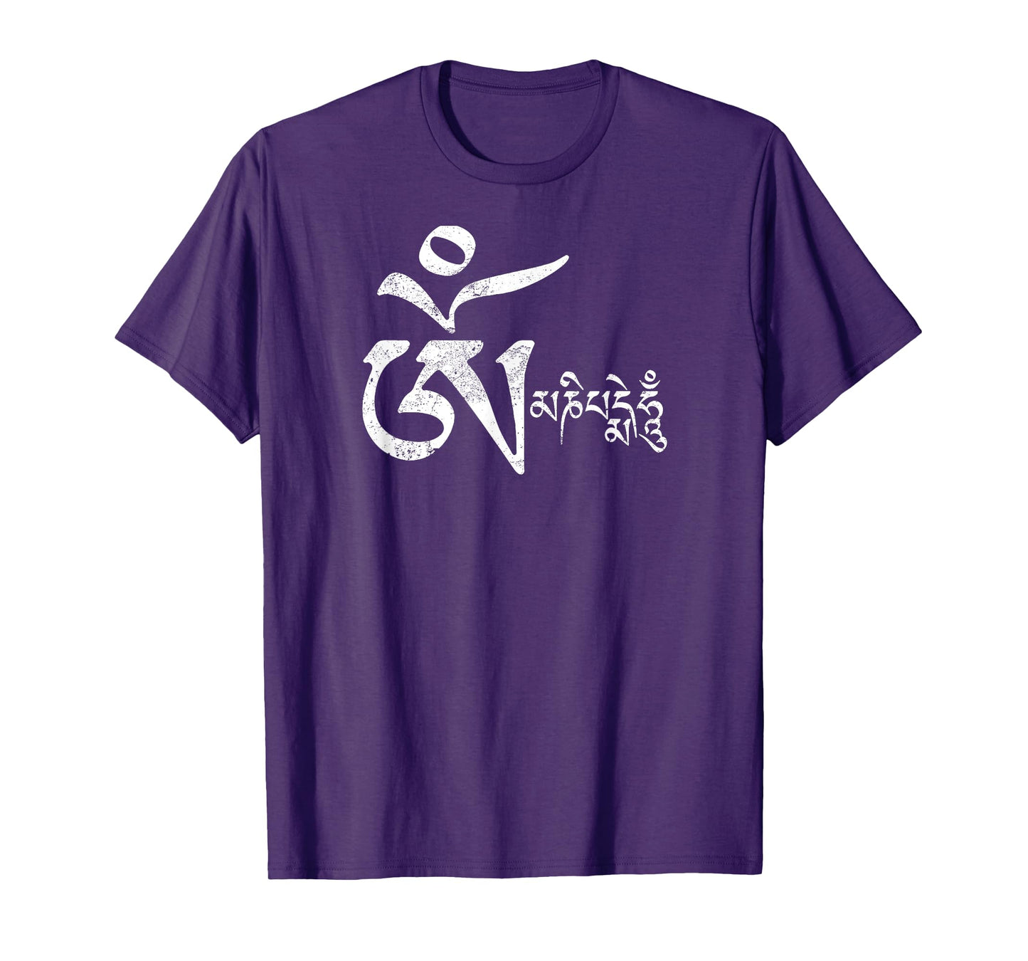 Mantra om mani padme hum yoga Buddhist zen meditation T-Shirt