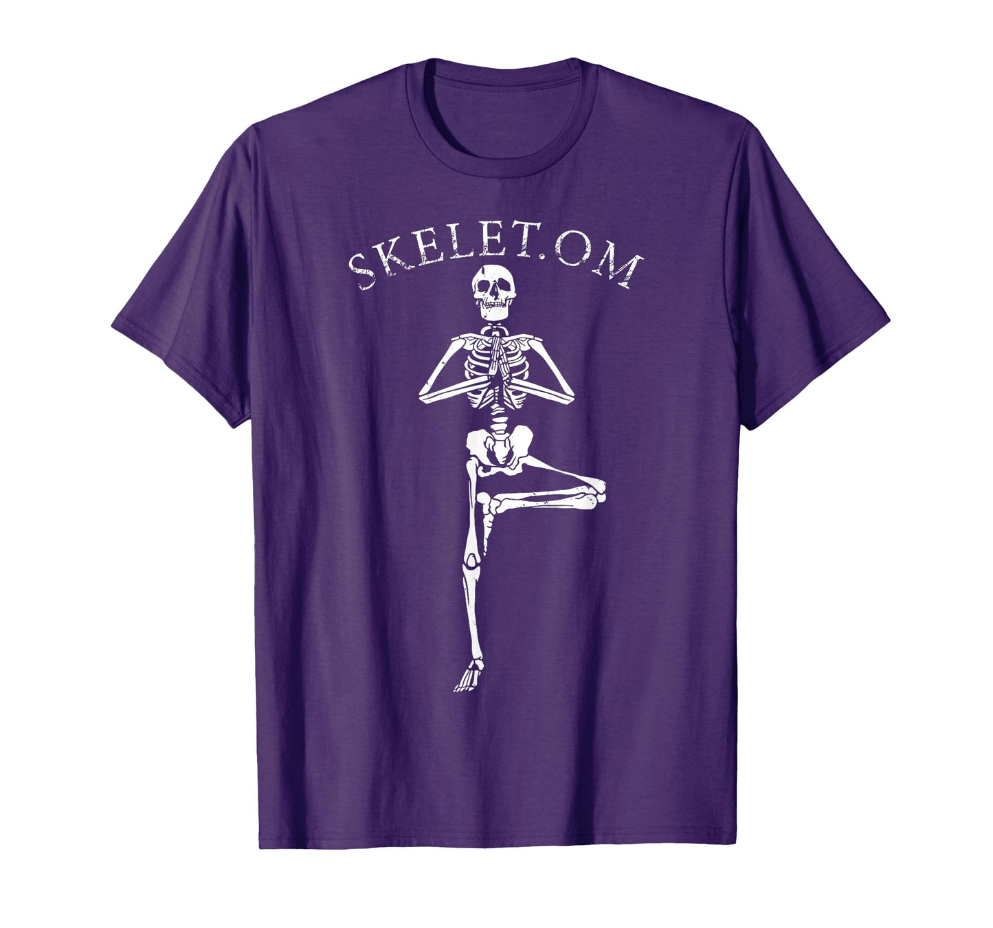 Yoga Skeleton - Skeleton Om - Half Lotus Pose - Skeletom T-Shirt