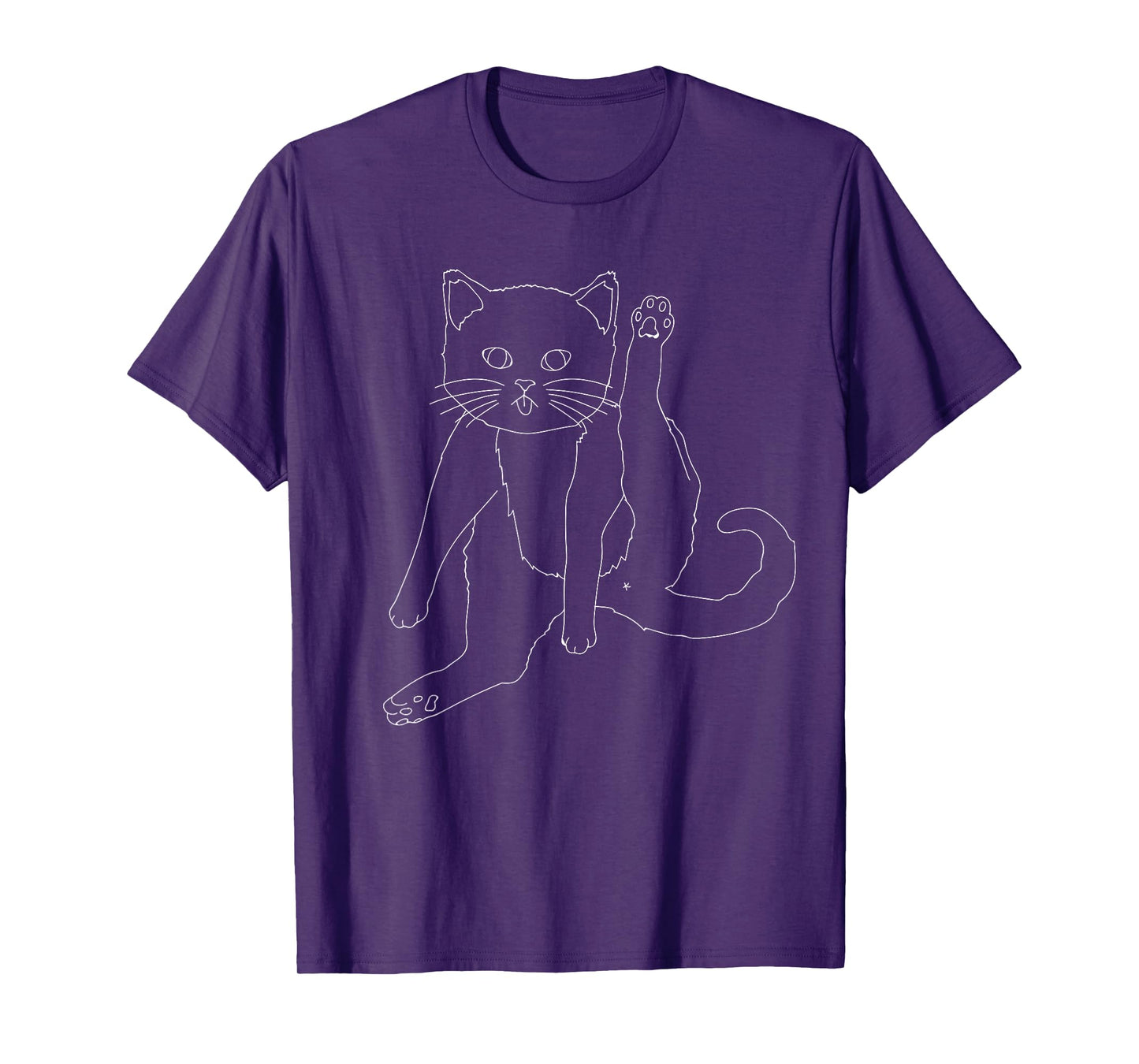 Cat Licking Butt Shirt, Funny Cat Butts T-Shirt for Men Women