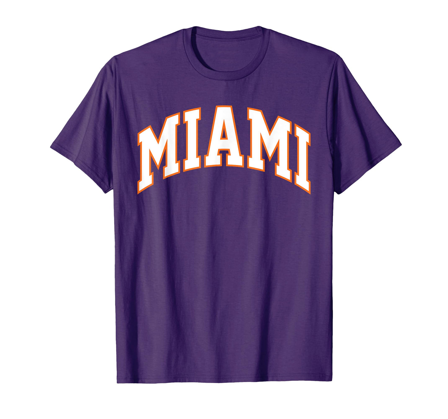 Retro Miami Men Miami Women Vintage Classic Orange Green FL T-Shirt
