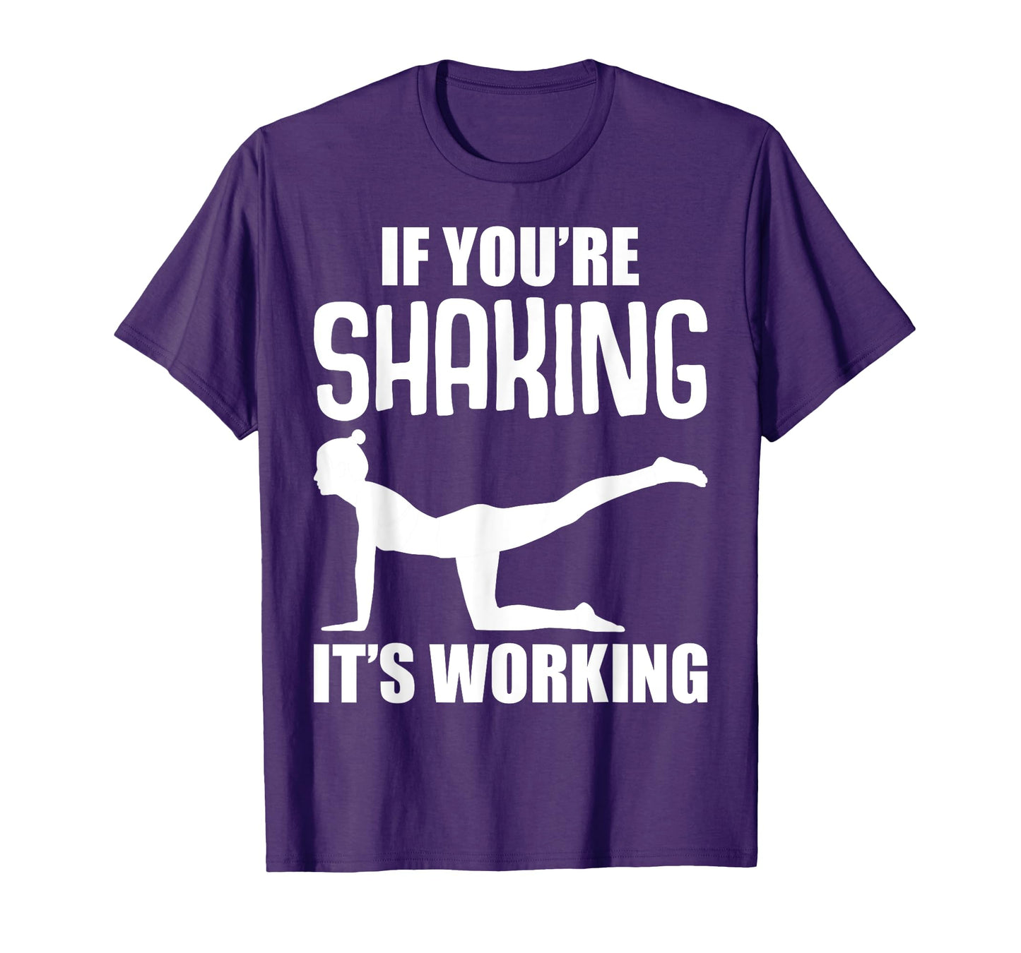 Cool Pilates Gifts Black Unisex-Adults Classic Fit Cotton Polyester Workout T-Shirt Small