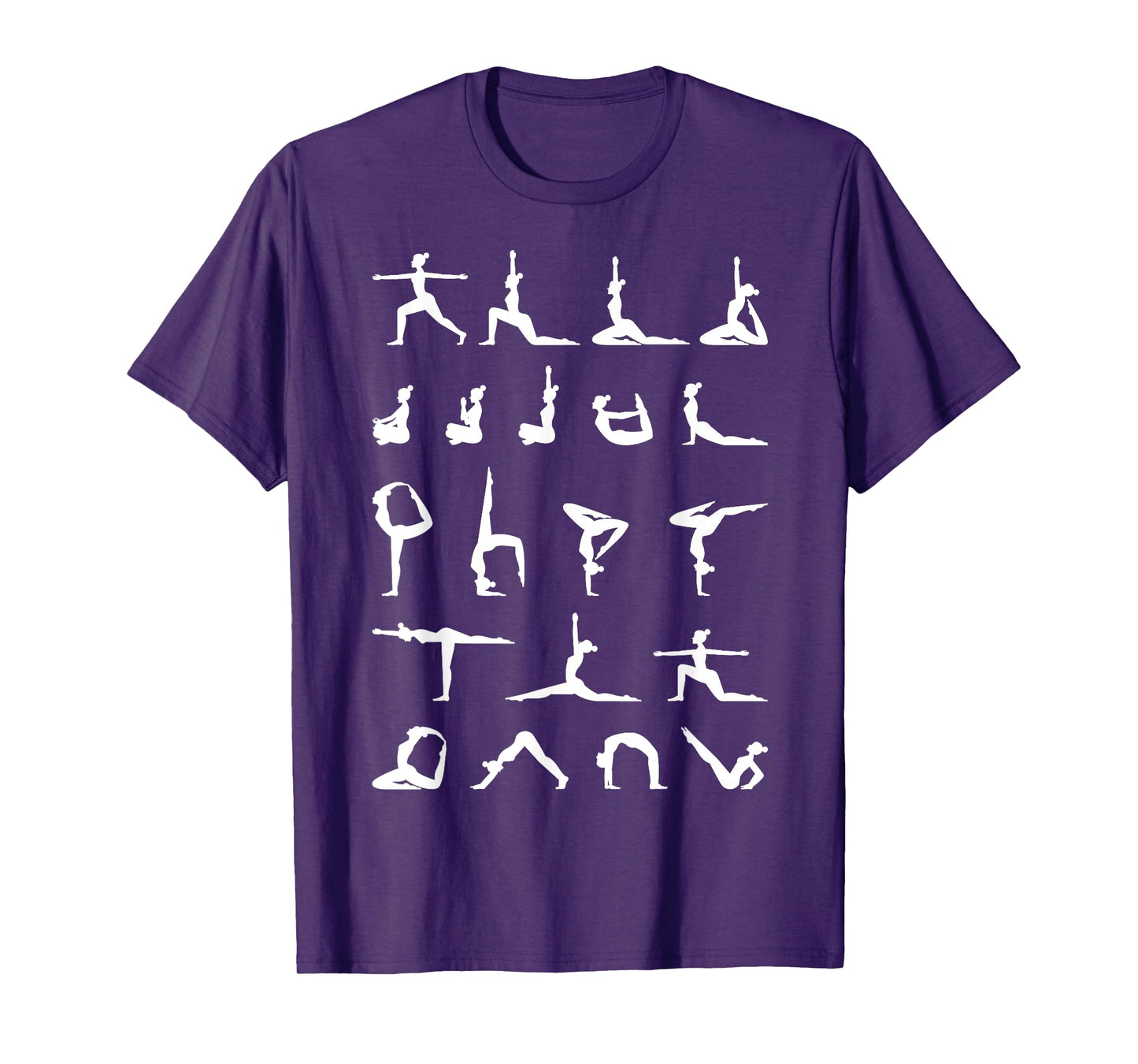 Yoga Poses Shirt: Funny Asana Yoga Lover Gift T-Shirt