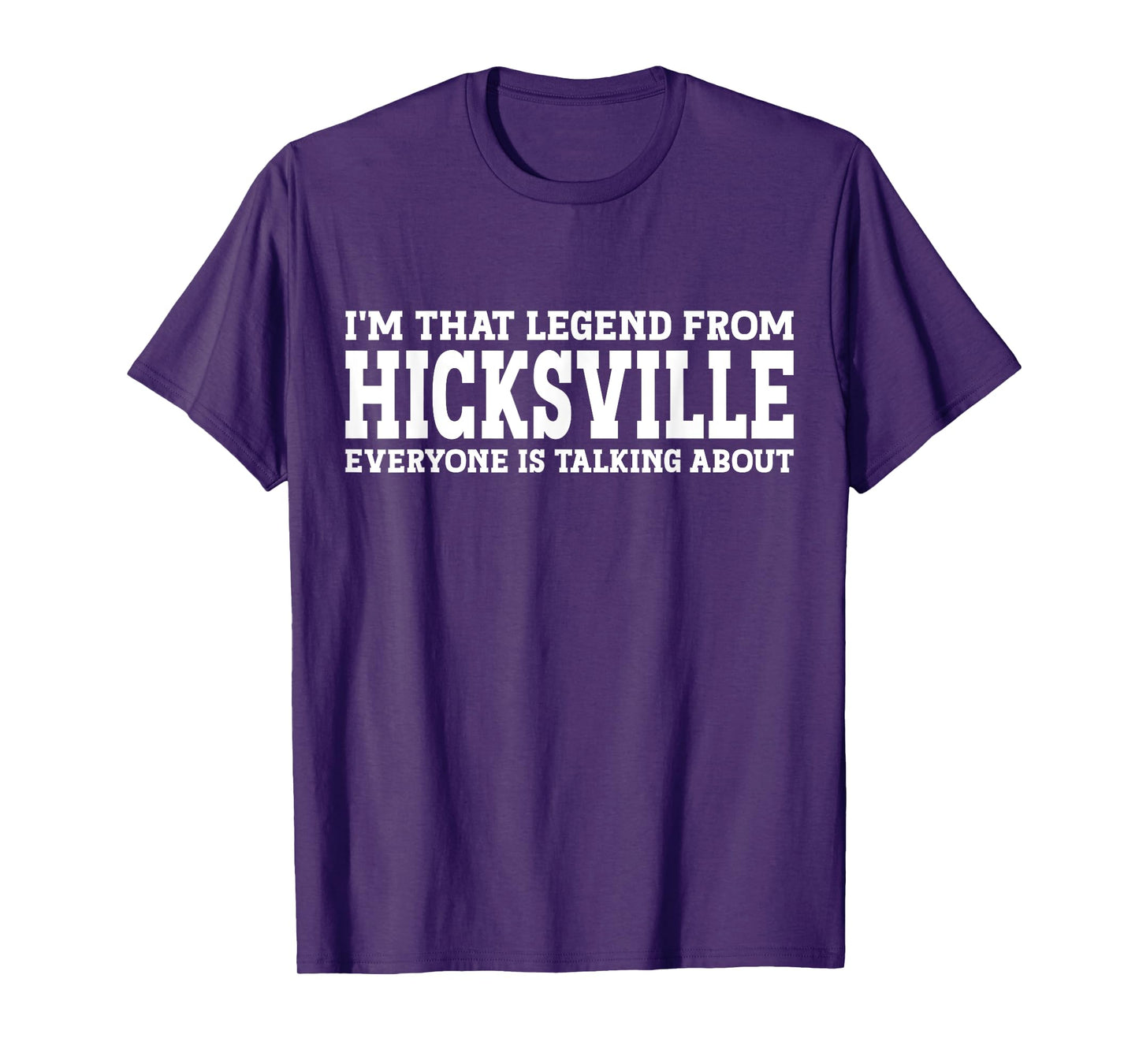 Hicksville Hometown NY New York Home Roots City Hicksville T-Shirt
