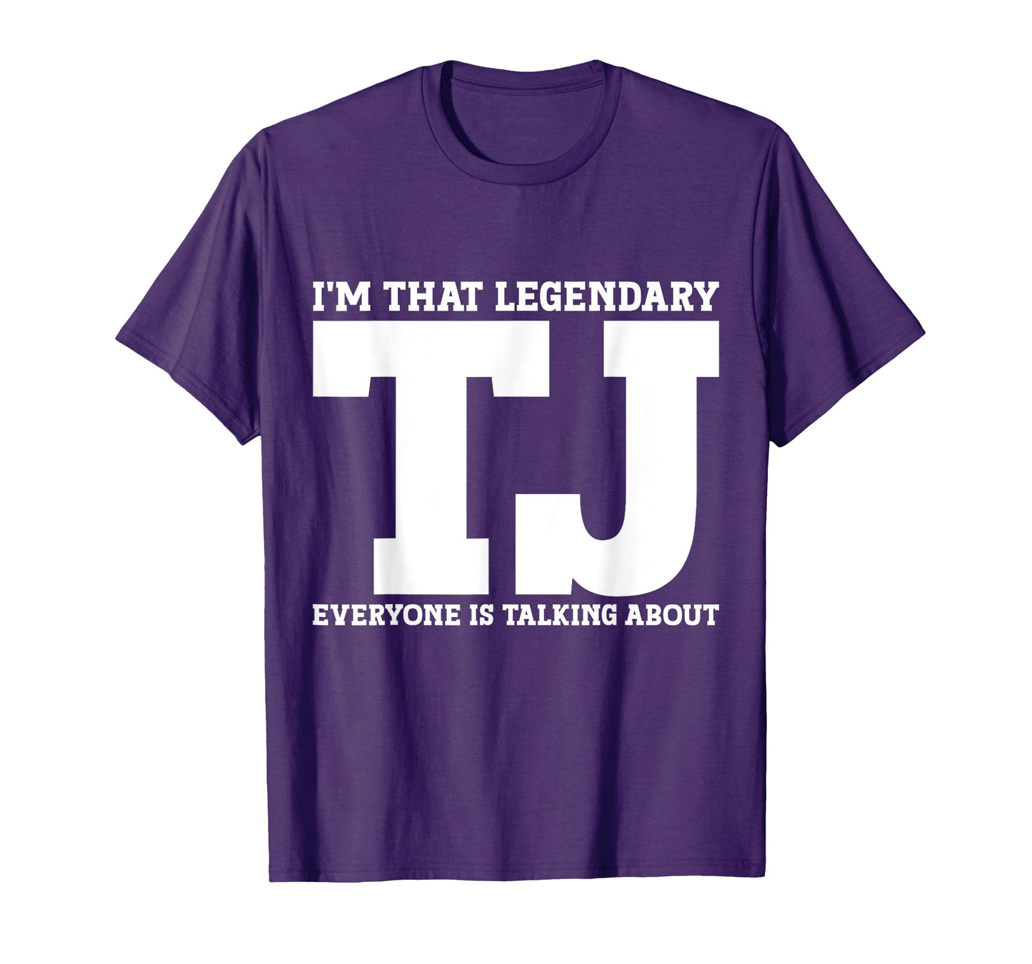 TJ Personal Name First Name Funny TJ T-Shirt