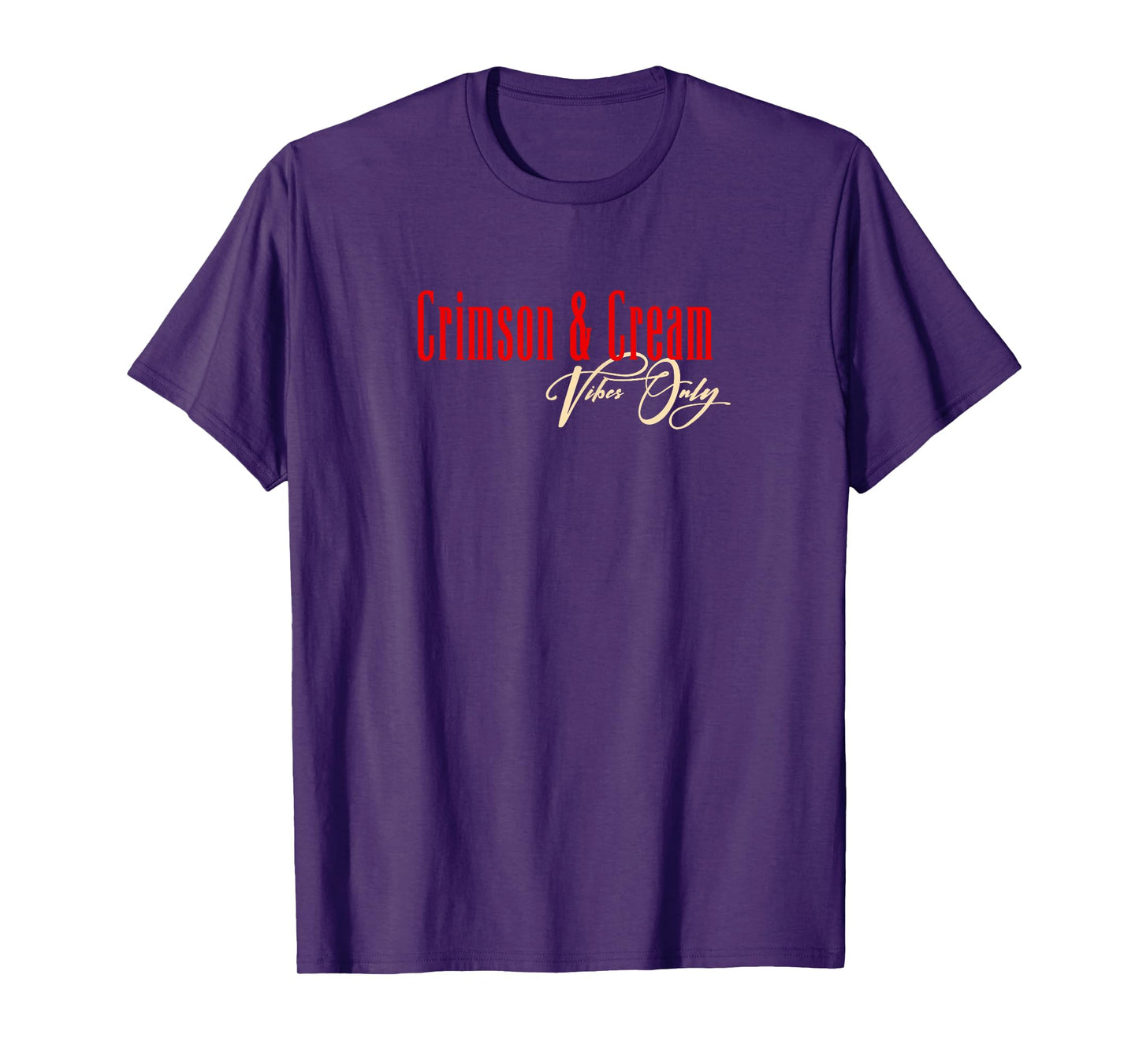 Only DST Crimson and Cream Vibes T-Shirt
