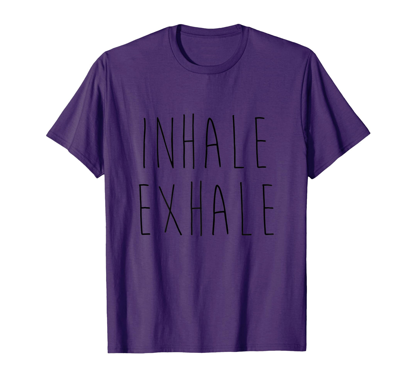 Womens Inhale Exhale Yoga T-Shirt T-Shirt