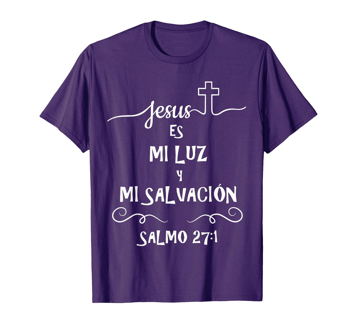 Diseño de Salmo Bibilico - Jesus es Luz y Salvacion T-Shirt
