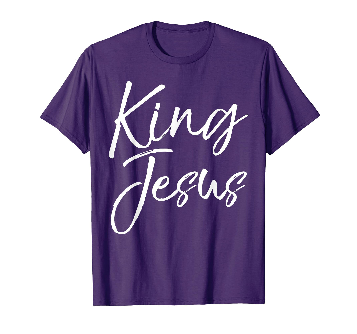 King Jesus Shirt Vintage Bold Cool Christian Royalty Tee