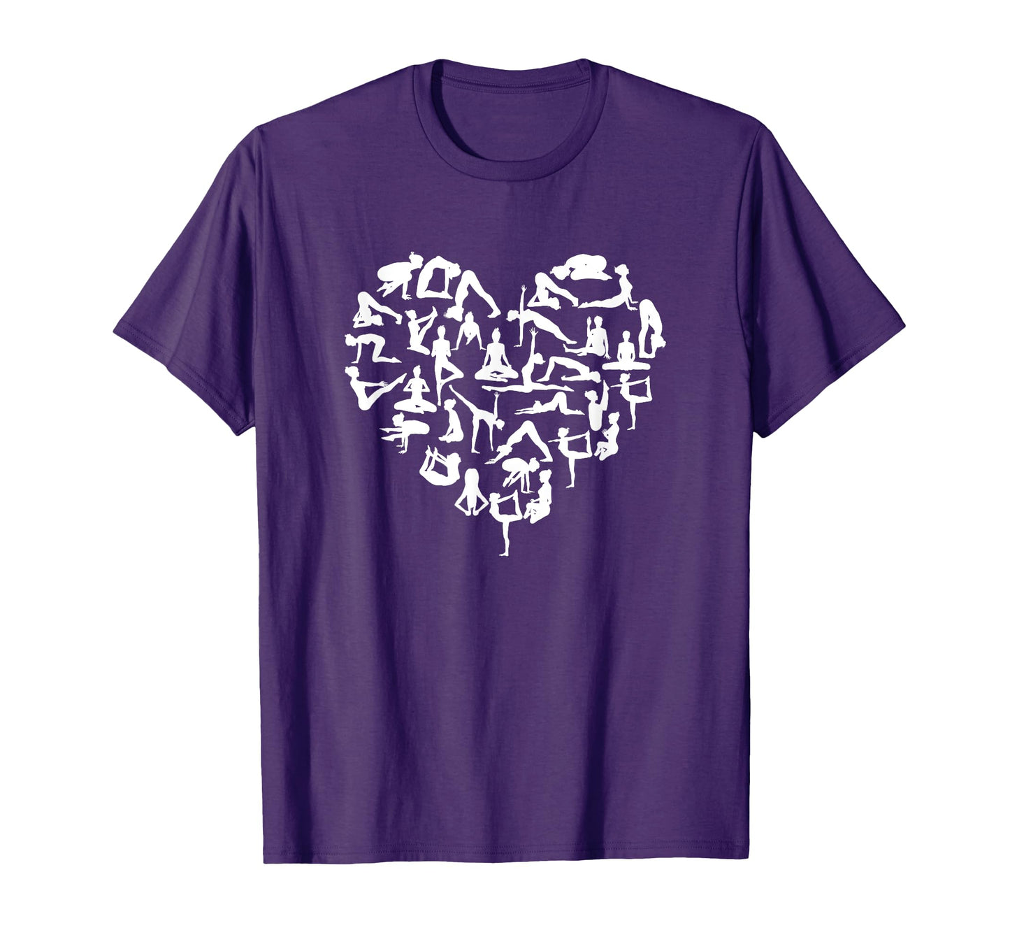 Yoga Love Spiritual Yogi Meditation Yoga Exercise Heart T-Shirt