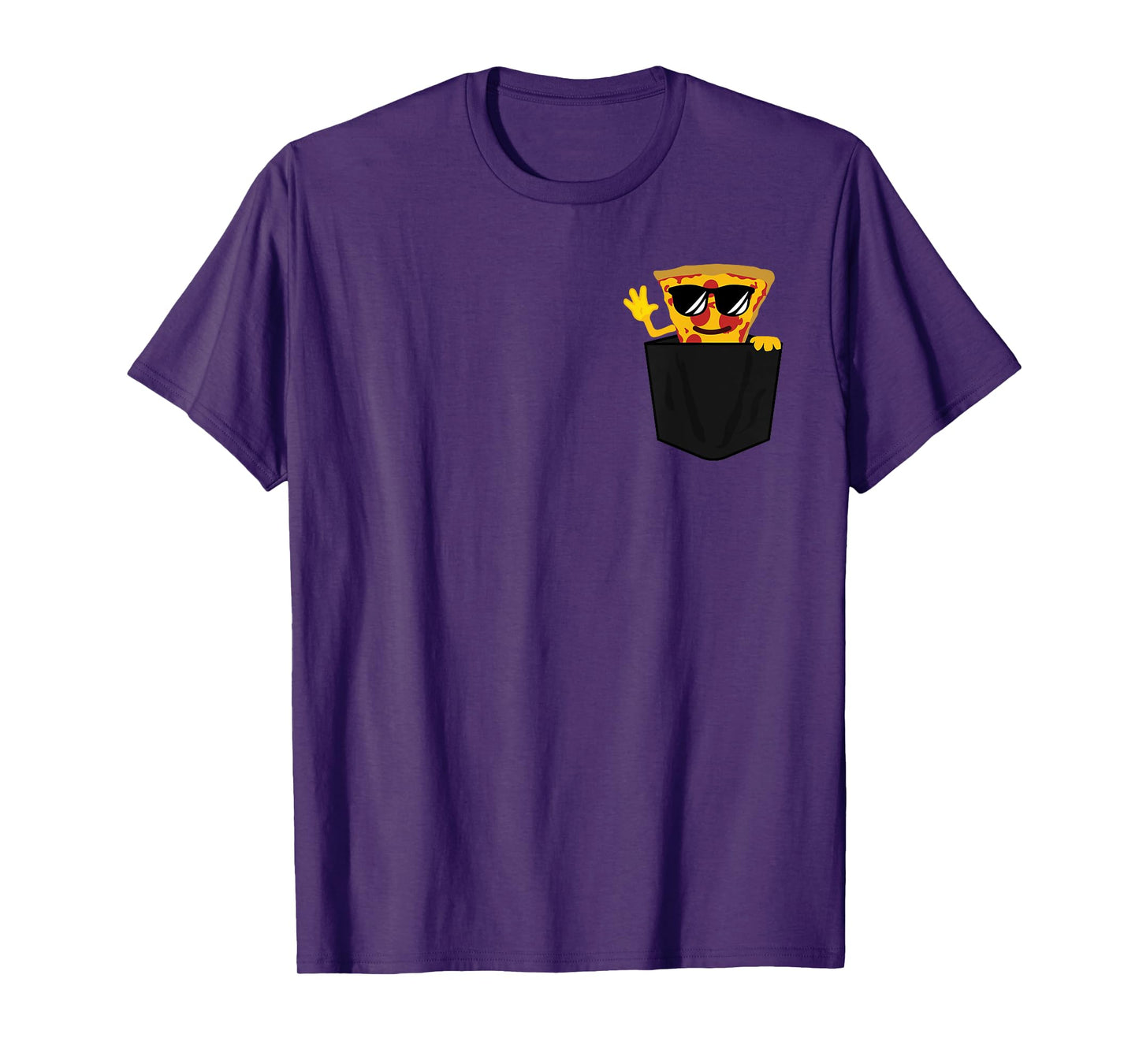 Funny Pizza Art For Men Women Foodie Pepperoni Pizza Lover T-Shirt