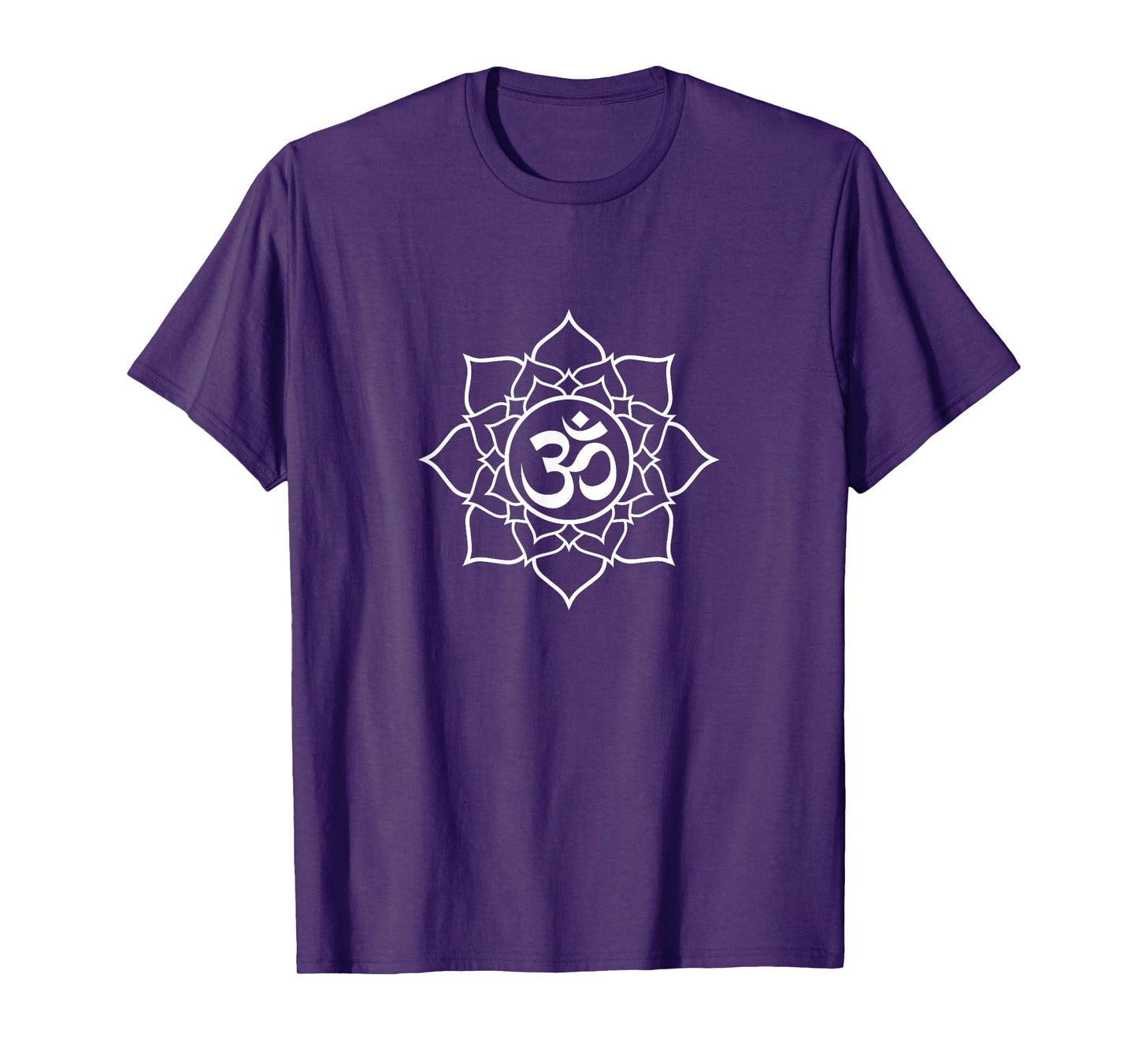 Lotus Ohm / Om Symbol Yoga Beginners Meditation Design T-Shirt