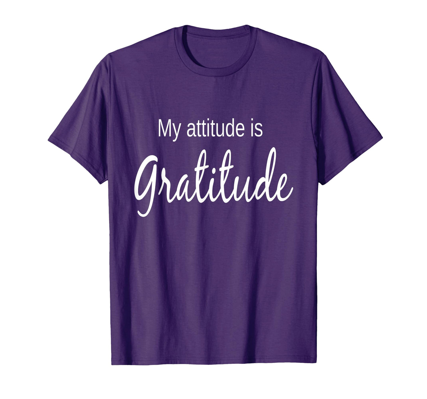 My Attitude Is Gratitude T-shirt Positive Thinking tshirt