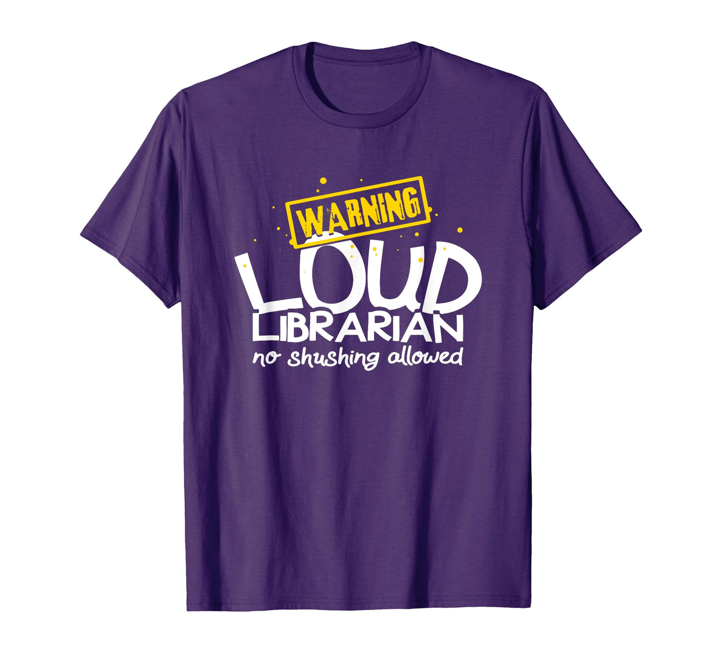 Warning Loud Librarian Library Bookkeeper Book reading T-Shirt