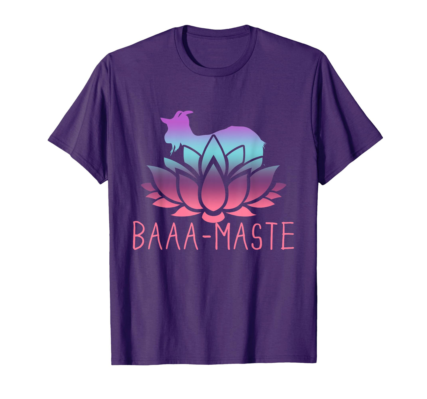 Baaa-maste Goat Yoga Namaste Spiritual Meditation Om Nayah T-Shirt