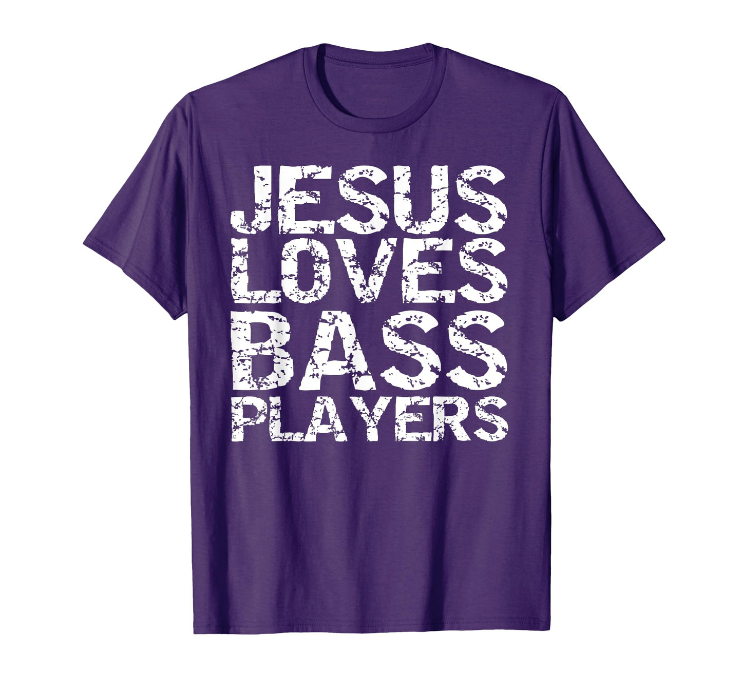 Jesus Loves Bass Players Shirt for Men Guitarist Gift Guitar T-Shirt