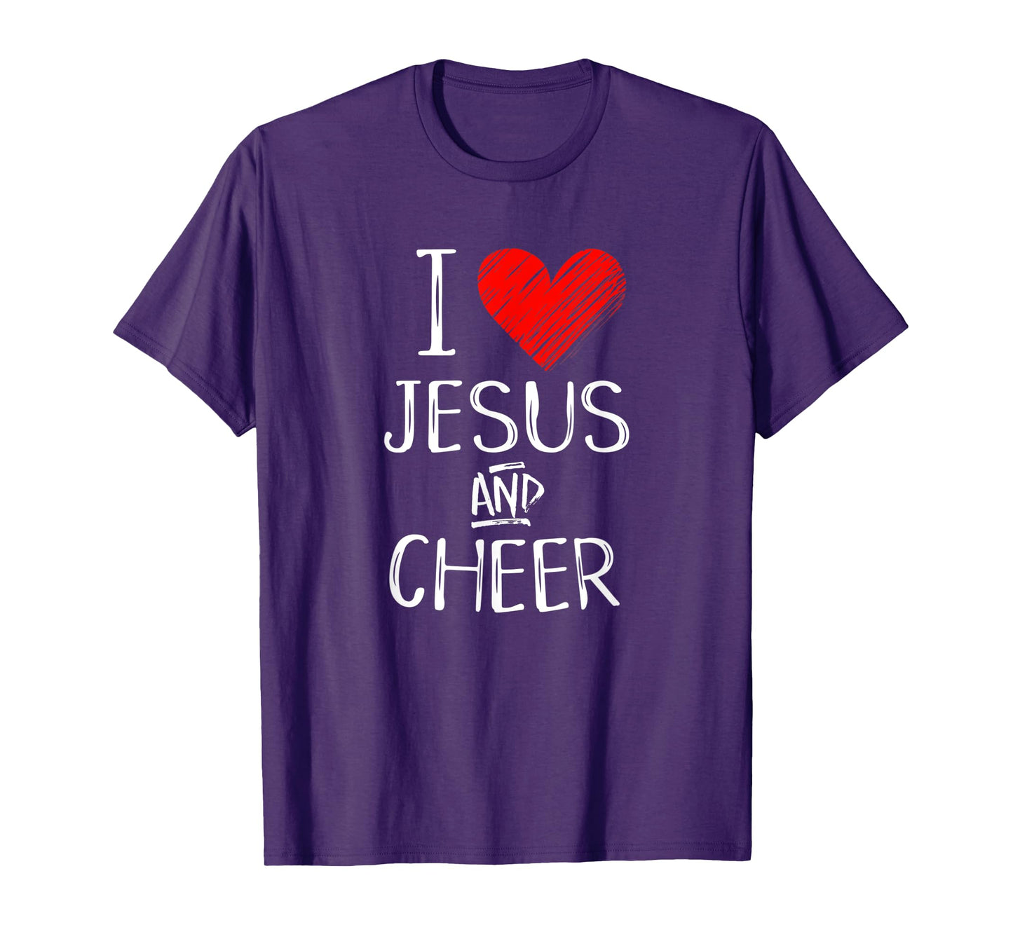 I Love Jesus And Cheer Christian Cheerleading Sport Shirt