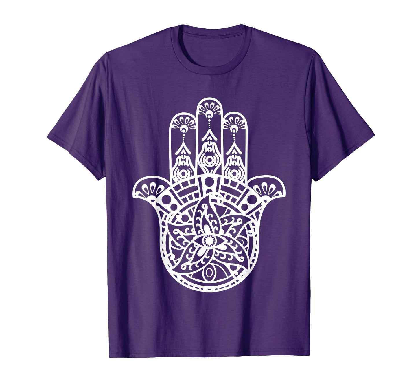Spiritual Hamsa Hand Fatima Palm Good Luck Eye Khamsa Gifts T-Shirt