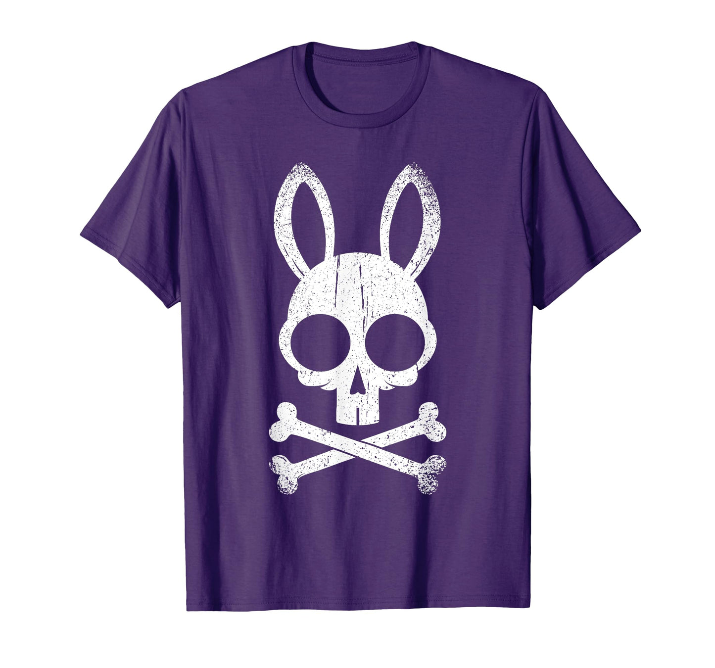Jolly Roger Funny Bunny Skull Crossbones Egg Hunt Easter Day T-Shirt