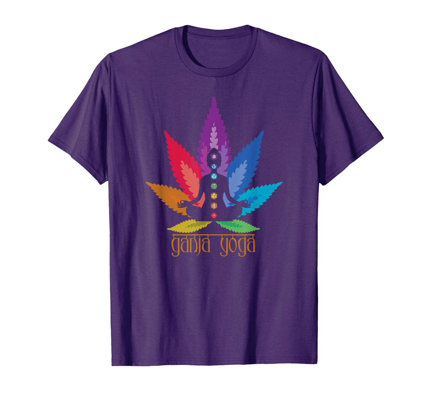 Seven Chakras Ganja Yoga T-Shirt