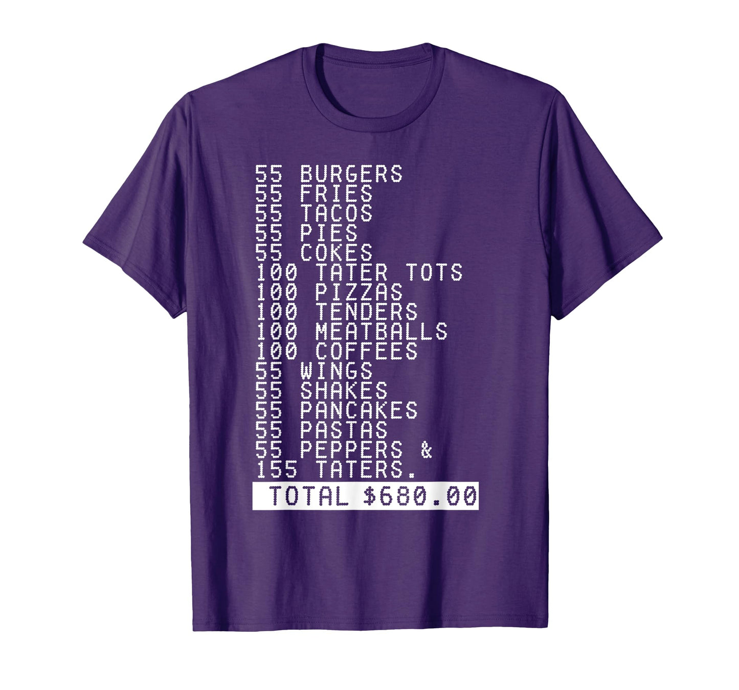 55 Burgers 55 Fries I Think You Should Leave Funny T-Shirt