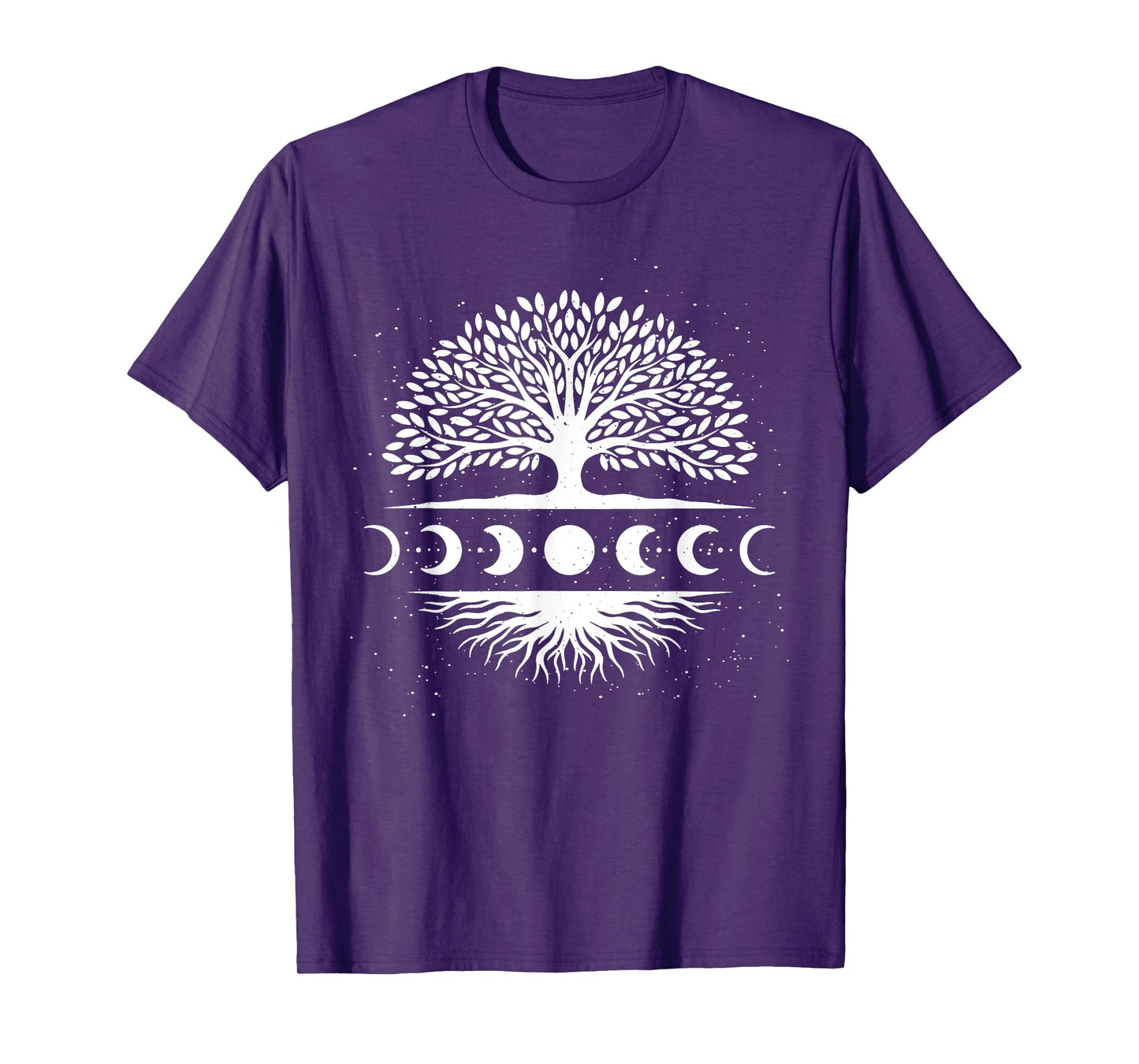 Tree Of Life Yggdrasil Moon Phase Spiritual T-Shirt