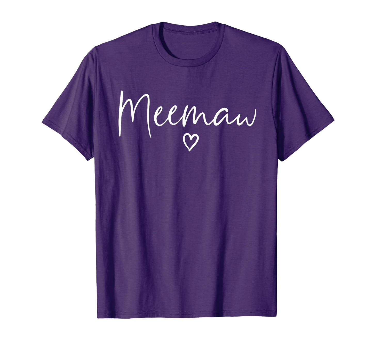 Meemaw Gifts For Women Grandma Heart Mother's Day Meemaw T-Shirt
