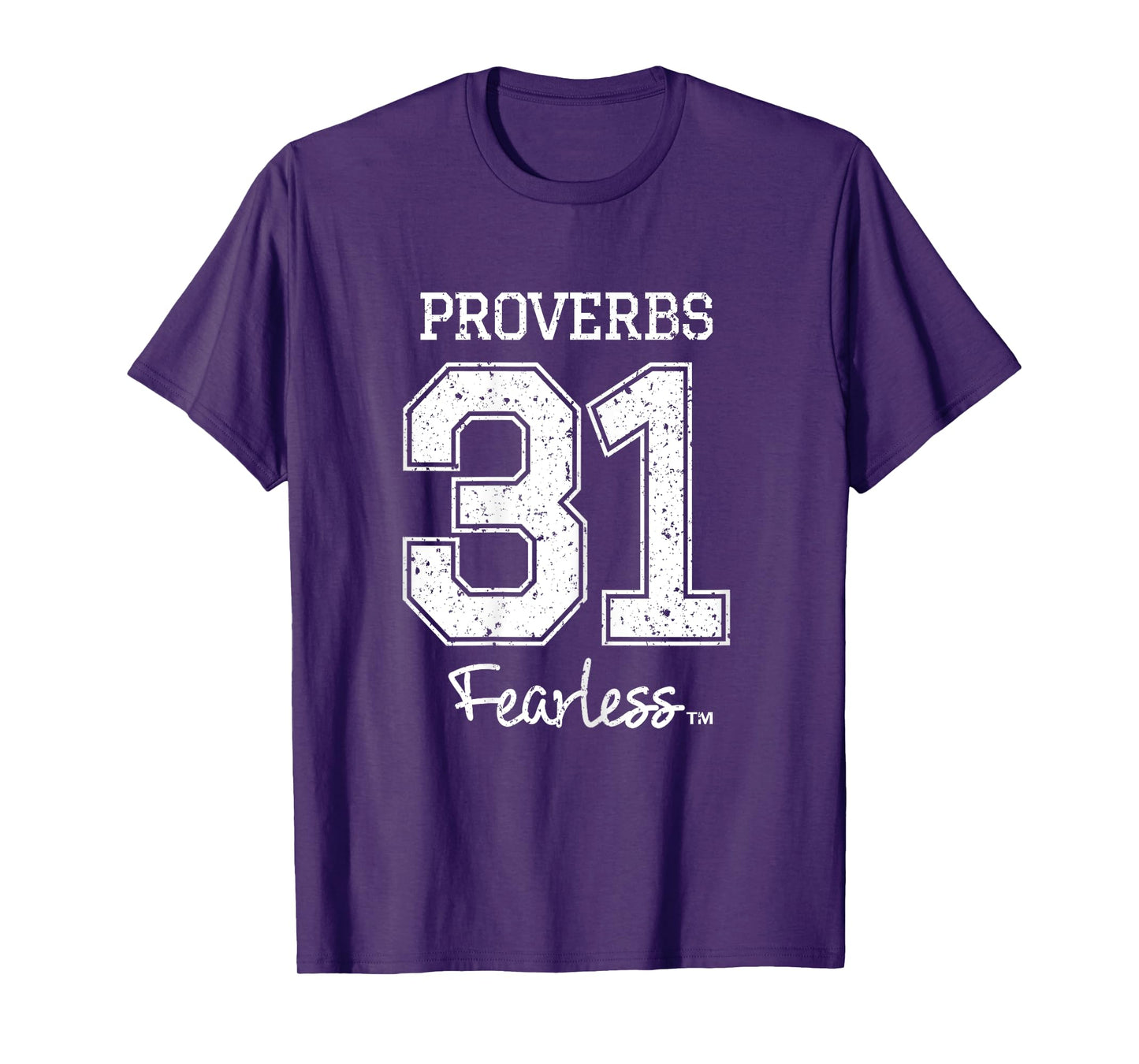 Women's Proverbs 31 Fearless - Jesus Surfed Christian TShirt T-Shirt