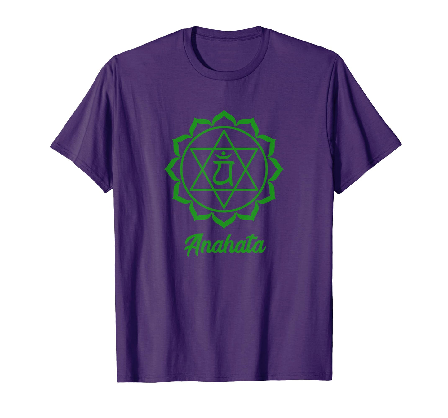 Heart Chakra Symbol Green Anahata Yogi Yoga T-Shirt