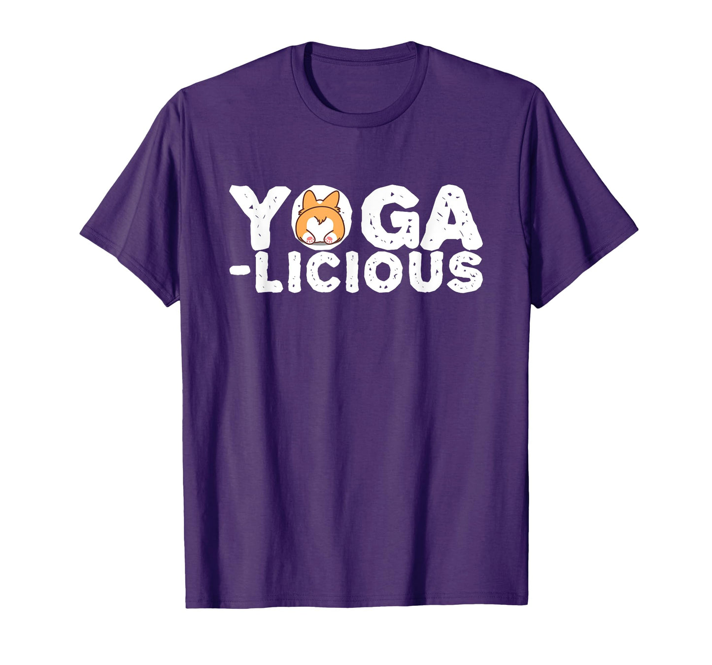 Yogalicious T-Shirt- Fun Cute Yoga Meditation Stretching Tee T-Shirt