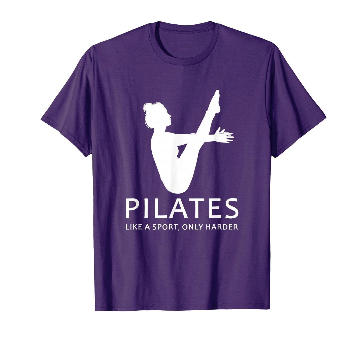 Pilates Like A Sport Only Harder Funny Contrology Saying Gag T-Shirt
