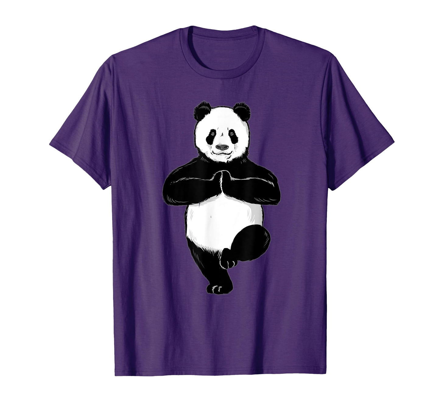 The Mountain Funny Spiritual Yoga Panda Kids Adults T-Shirt