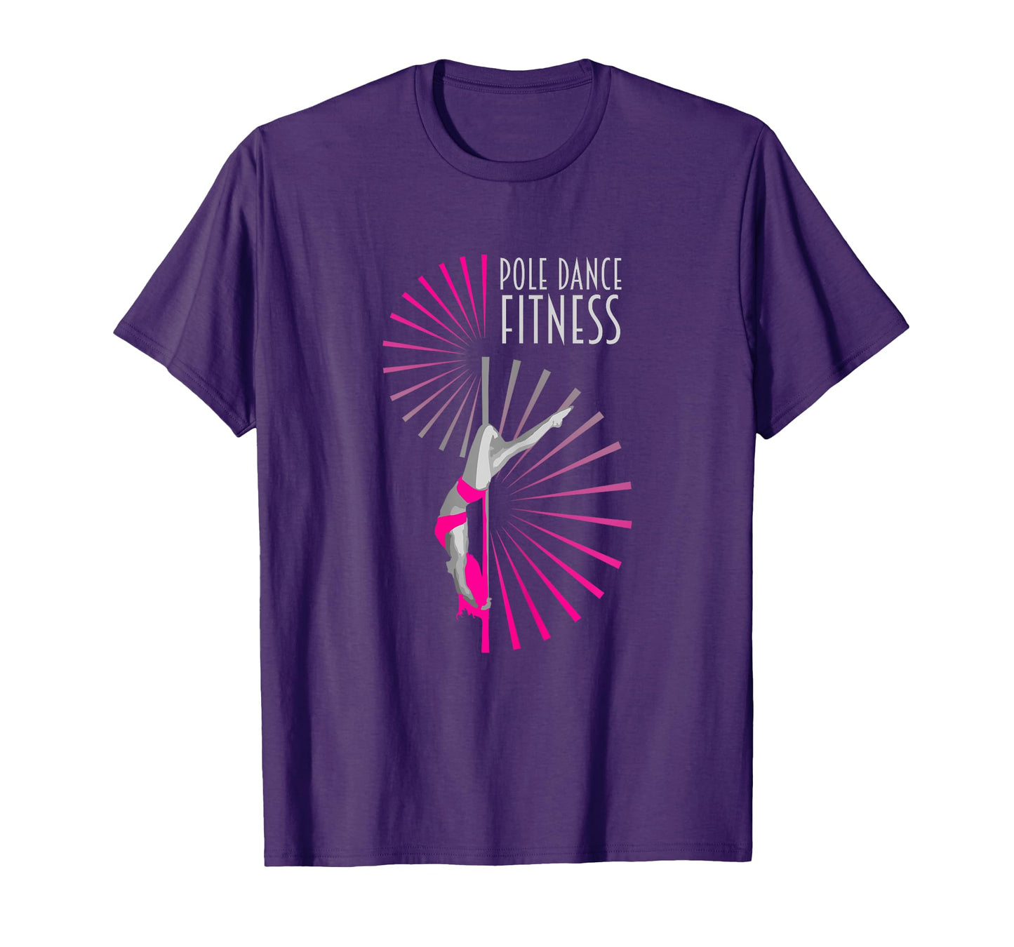 Womens Pole Fitness Dance Graphic Cute Lady Dancer Gift T-Shirt