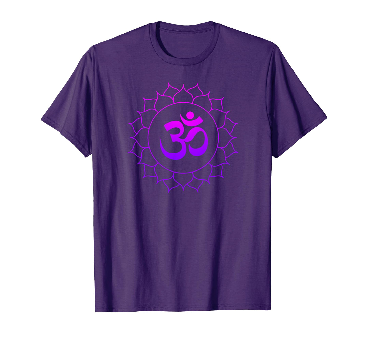 Graphic Om Lotus T-Shirt Gift Ohm Yoga Spiritual Tee T-Shirt