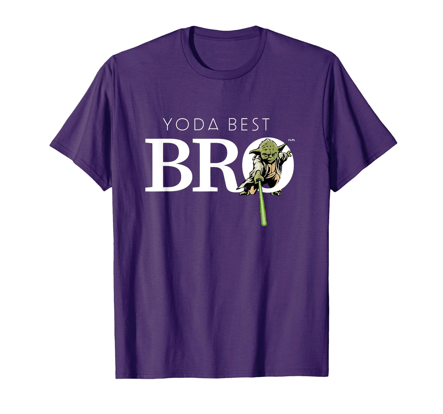 Star Wars Yoda Best Bro Lightsaber Gift for Brother T-Shirt