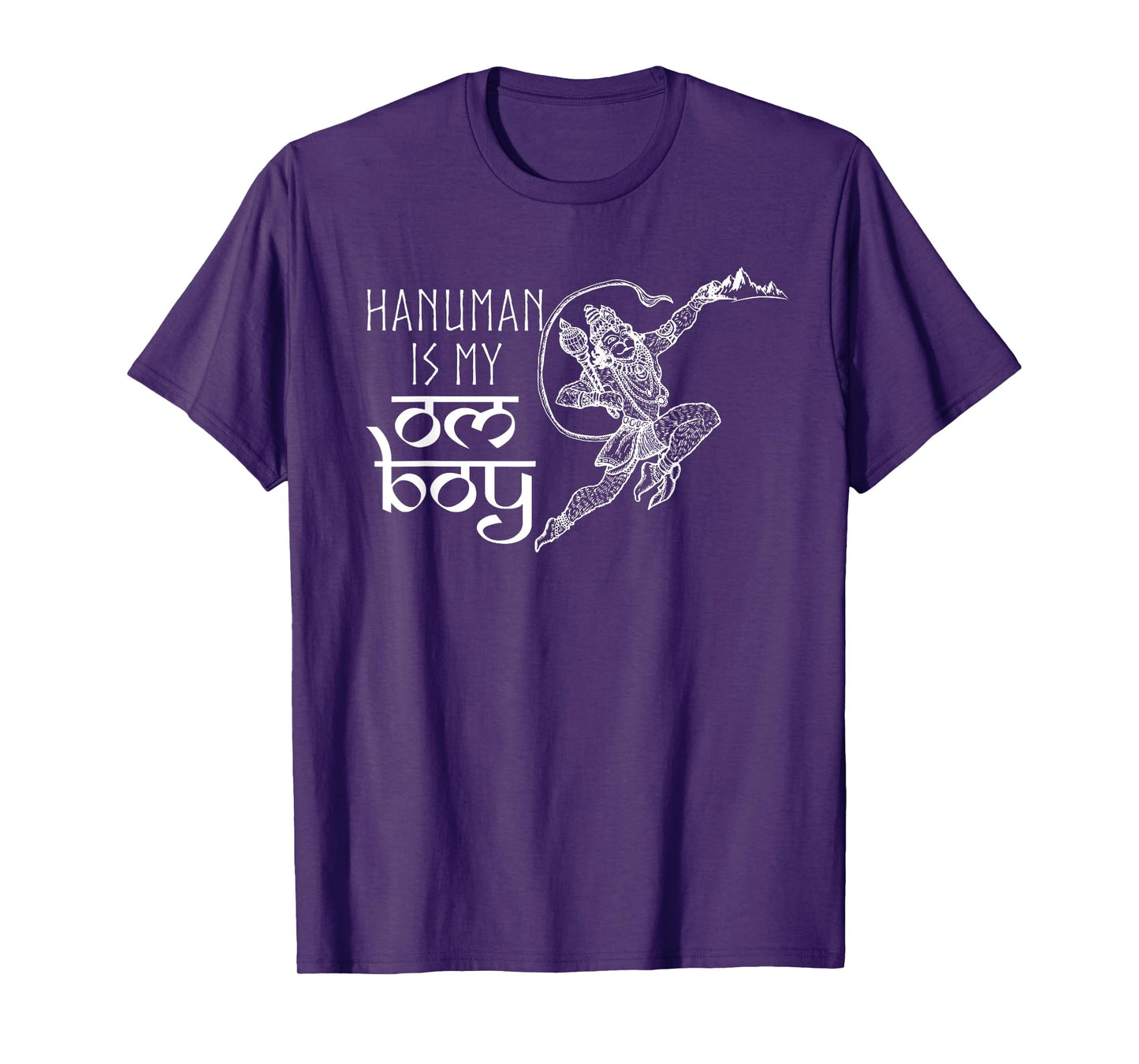 Funny Hanuman Is My Om Boy Hindu God Shirt T-Shirt