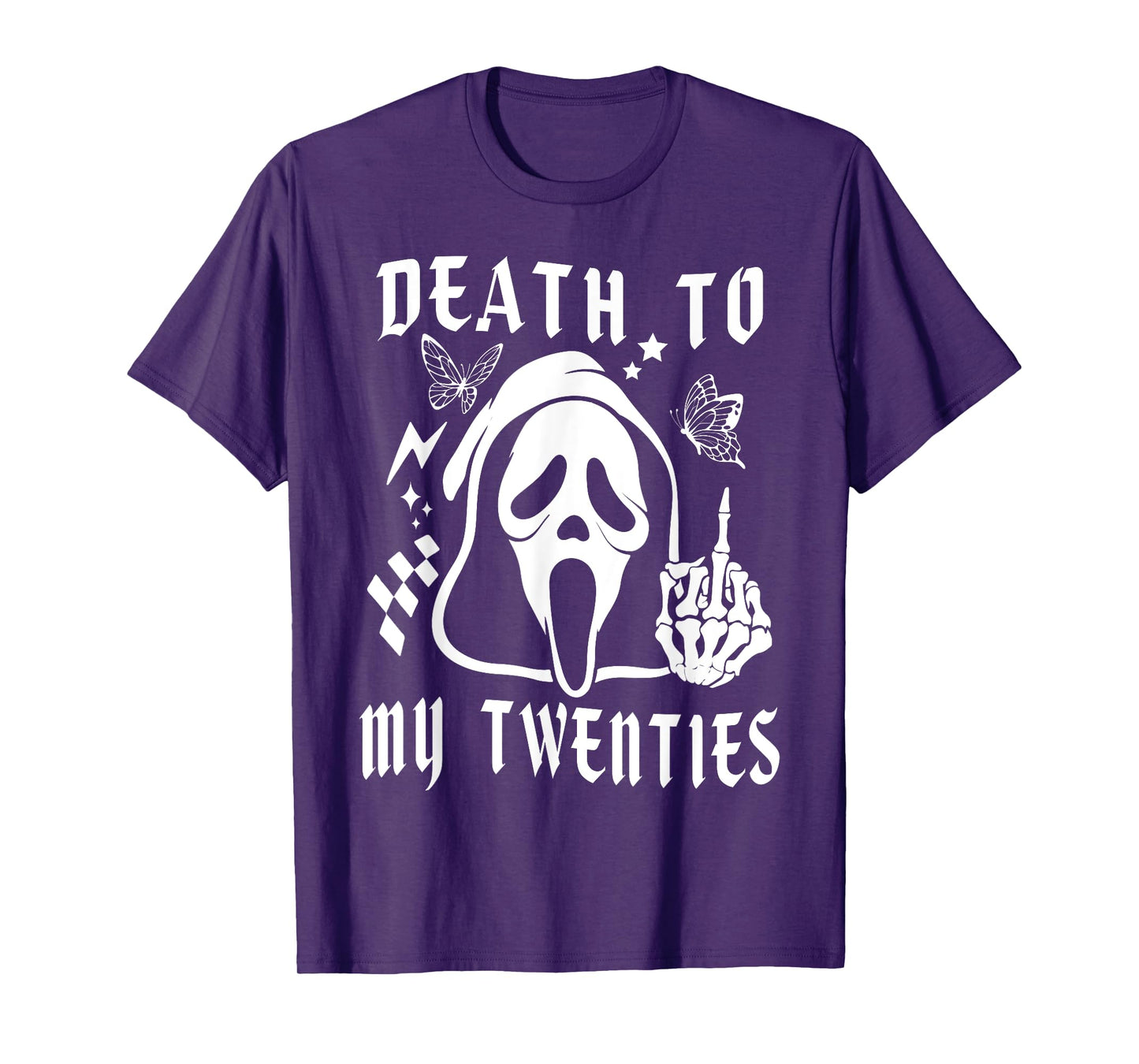 Death To My Twenties Funny R.I.P 20s, 30th Birthday Skeleton T-Shirt