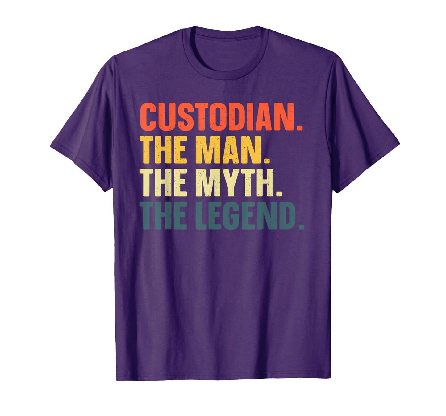 Custodian Art For Men Janitor School Custodian Appreciation T-Shirt