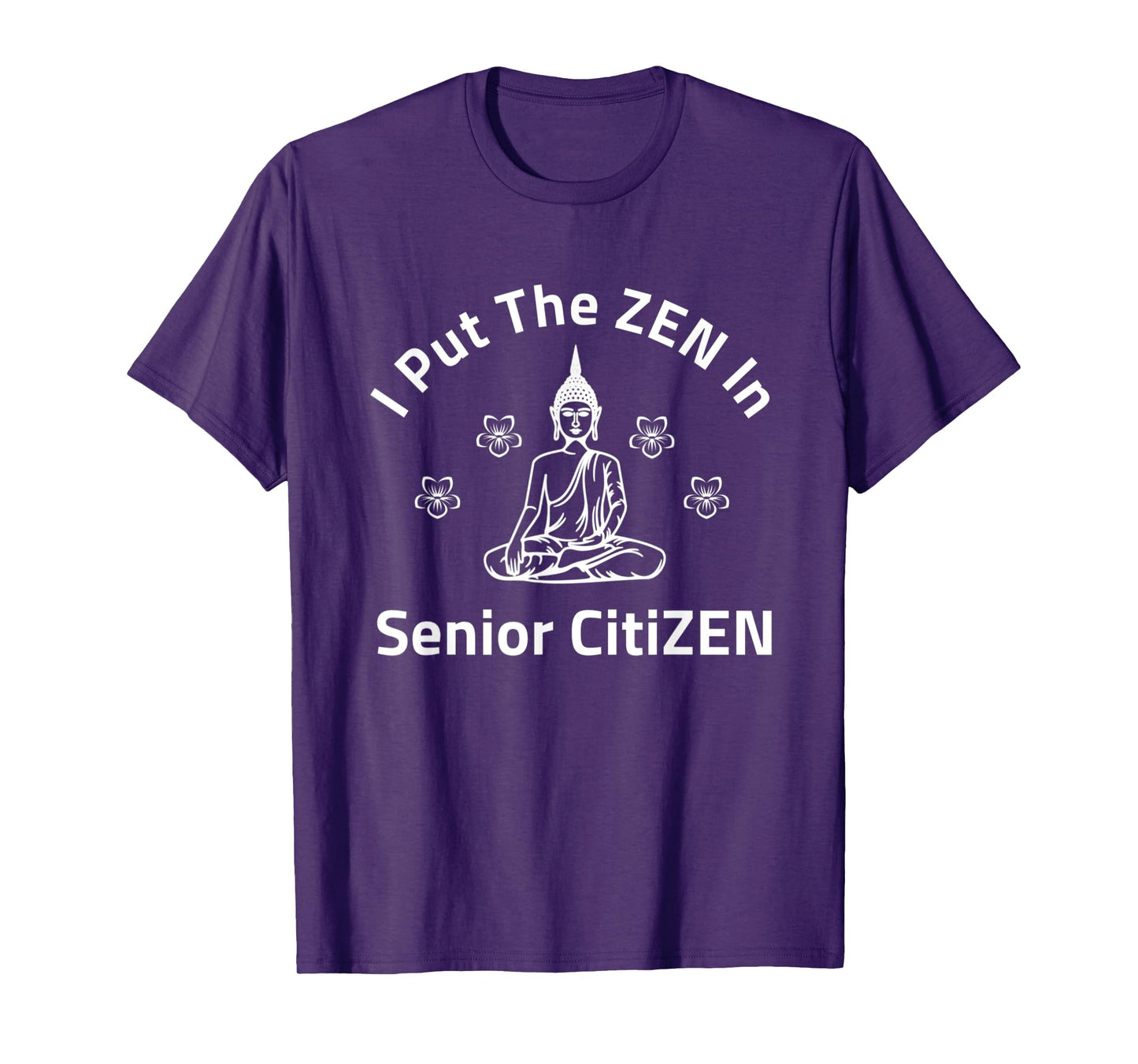 Senior Citizen Zen Funny Old People Grandma Yoga Relaxation T-Shirt