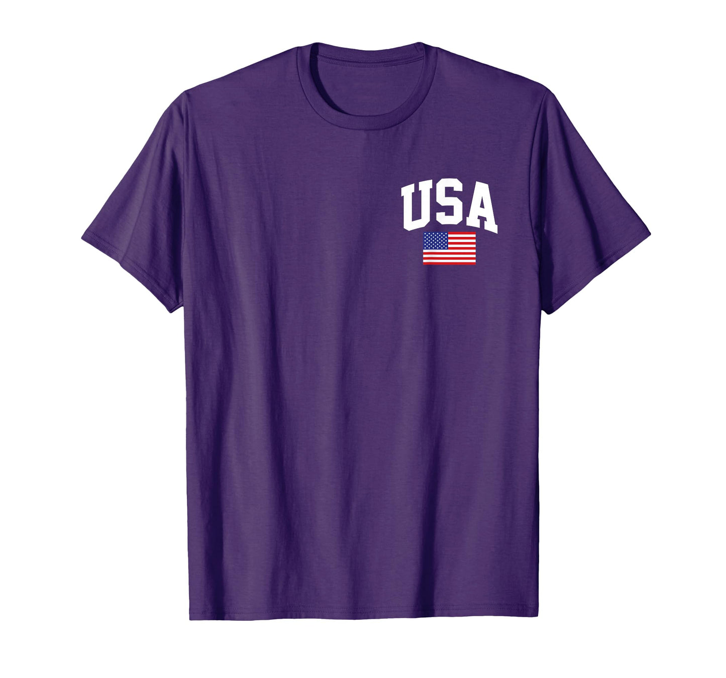 American Flag Stars Stripes 4th of July Patriotic USA Logo T-Shirt