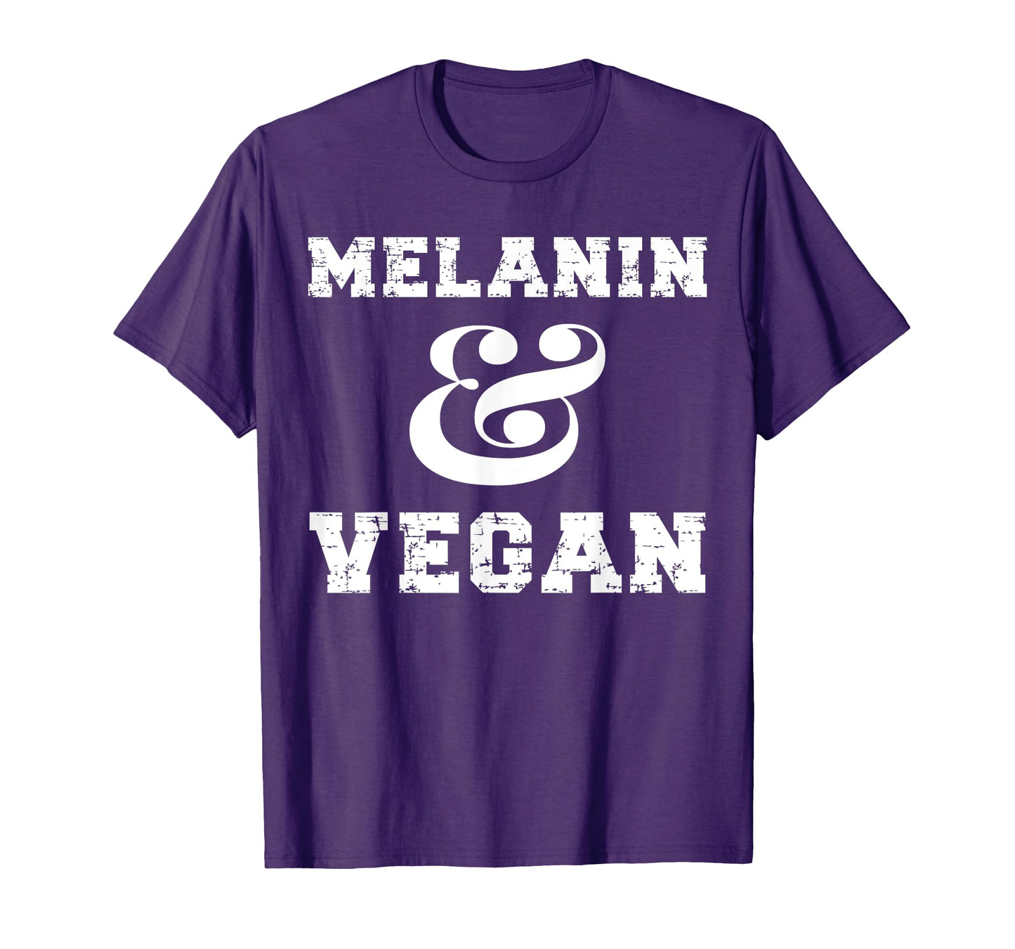 Melanin And Vegan Black African American Vegan Women T-Shirt